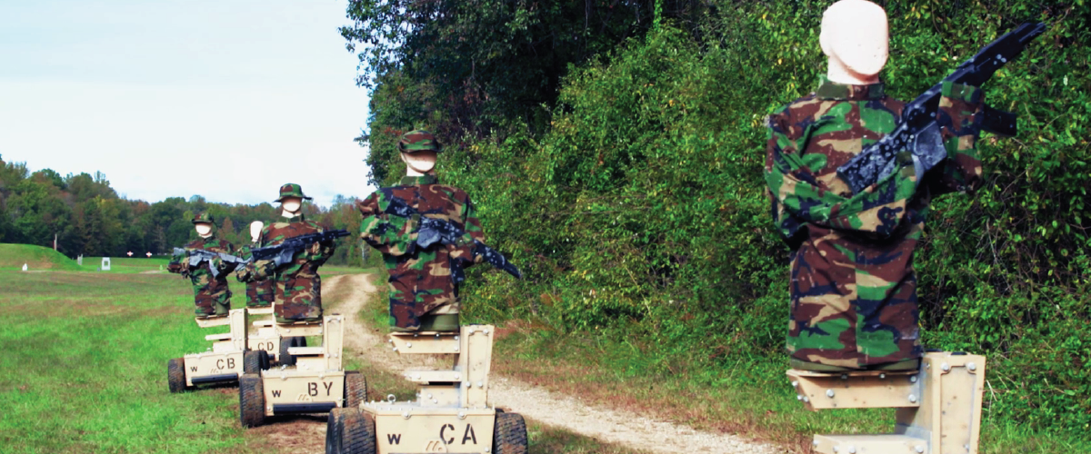 Autonomous Robotic Targets are a part of Secret Service live-fire training.